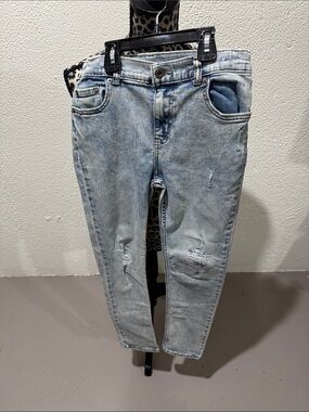 wonder nation Light Blue Distressed Kids Jeans